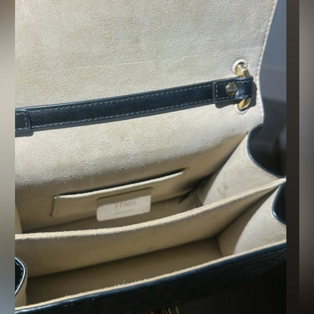 Fendi Kan U Shoulder Bag Zucca Embossed✨ - Picture 10 of 16
